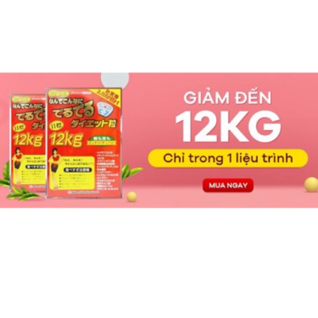 Viên uống thảo mộc Trái cây giảm cân giảm mỡ béo Minami Healthy Foods Nhật bản 12kg