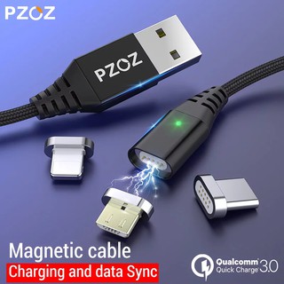 Sạc Từ Hít Nam Châm USB Type C PZOZ cho Samsung, Huawei, Xiaomi...