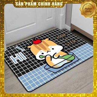 🌿🌿Thảm lau chân 3D chống trơn trượt 40x60cm mẫu mới