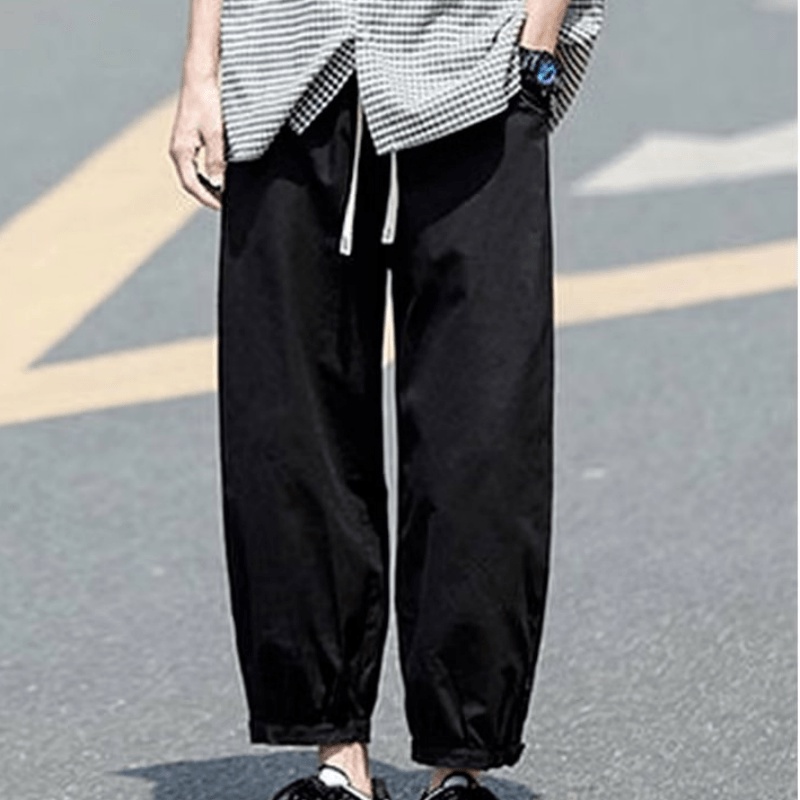 Quần Dài Lưng Thun Phối Túi Thời Trang Hàn Quốc Cho Nam Size M-3XL