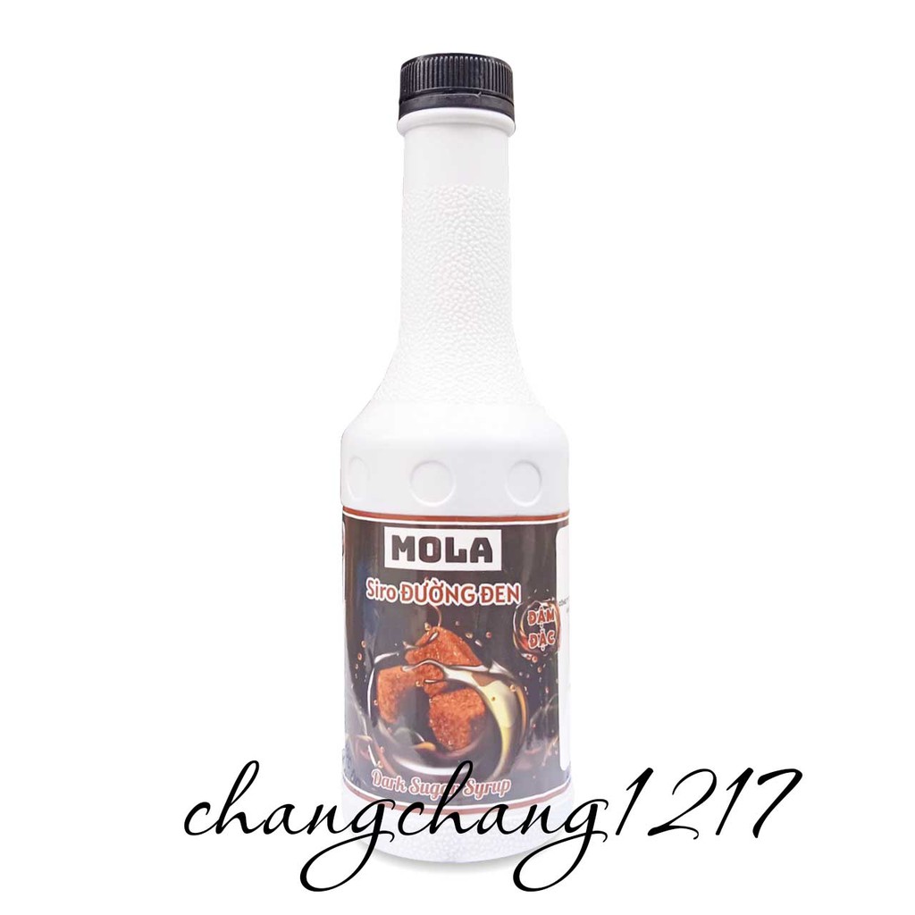 Siro Đường Đen Làm Sữa Tươi Trân Châu Đường Đen Mola Chai 1kg5