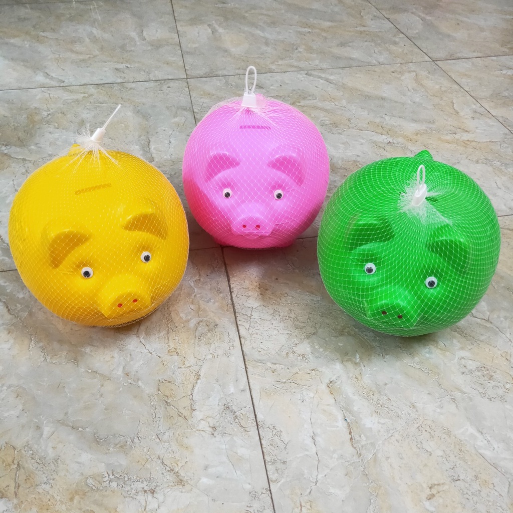 Đồ chơi Lợn nhựa to cỡ lớn, lợn đựng tiết kiệm cho bé