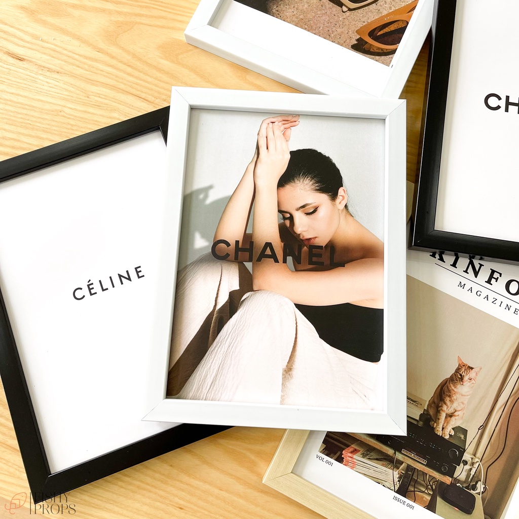 Khung Kèm Tranh Trang Trí Hình Hot Trend Thương Hiệu Đạo Cụ Chụp Ảnh Decor Nhà Cửa Hàng