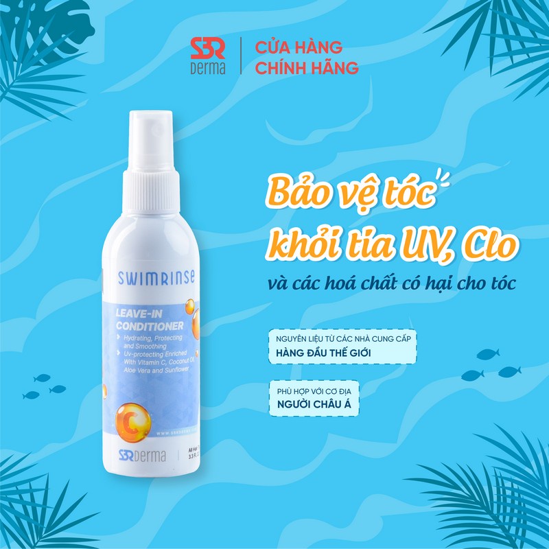 Bộ Dầu Gội và Dầu Xả SwimRinse Chuyên Cho Bơi Lội và Tắm Biển