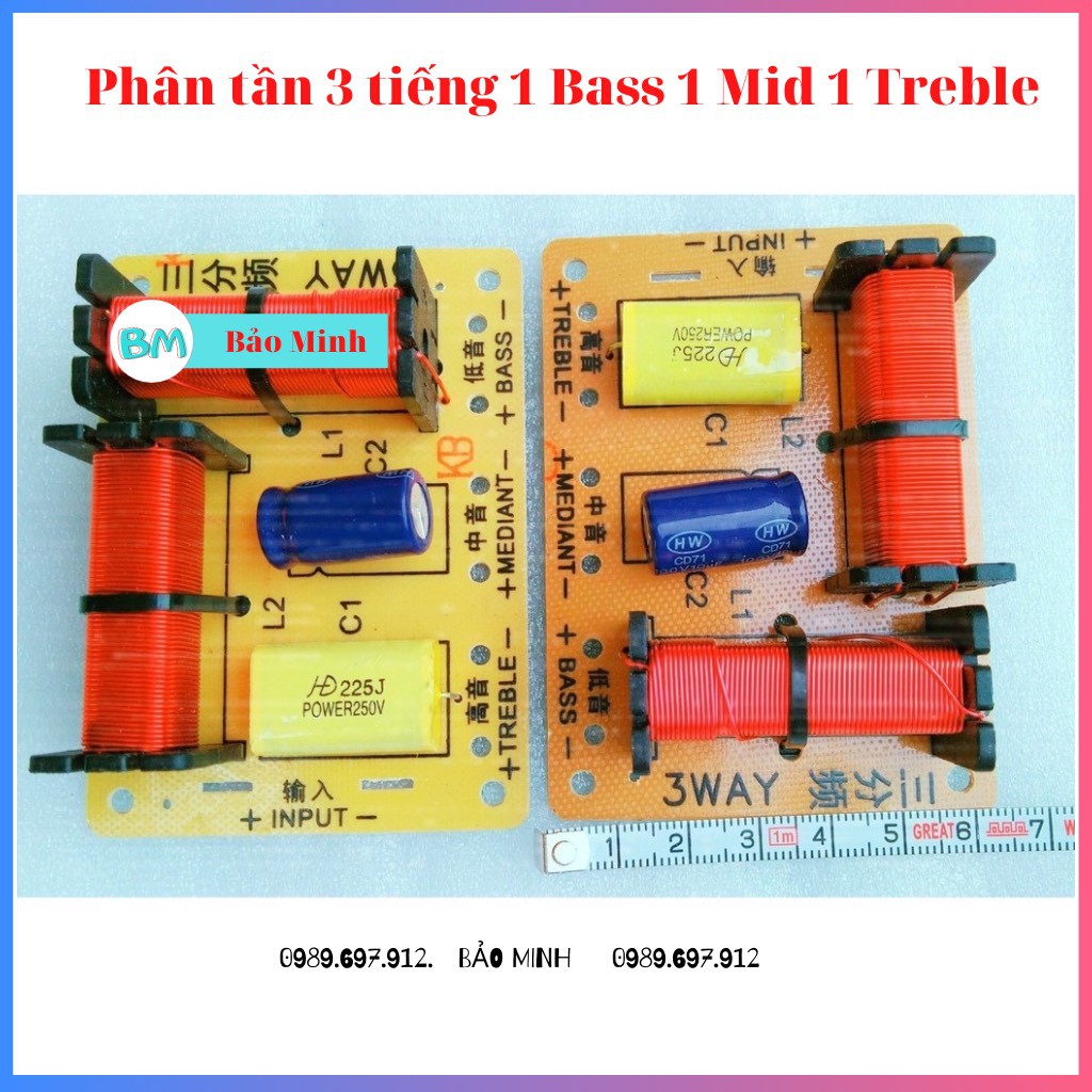 Mạch Phân Tần Loa 3 Đường Tiếng Hx328 - Dùng 1 Bass 1 Mid 1 Treble