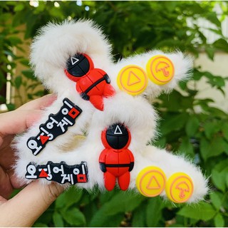 Kẹp tóc lông Squid Game