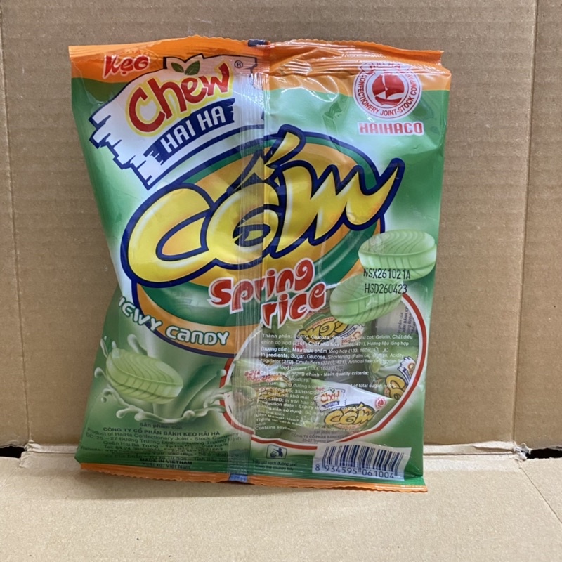 [100g][Vị Cốm] Túi Kẹo Chew Hải Hà