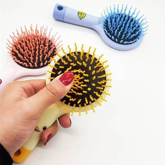 [Hàng mới về] Lược chải tóc tích hợp gương 2 trong 1 tiện lợi cho nữ