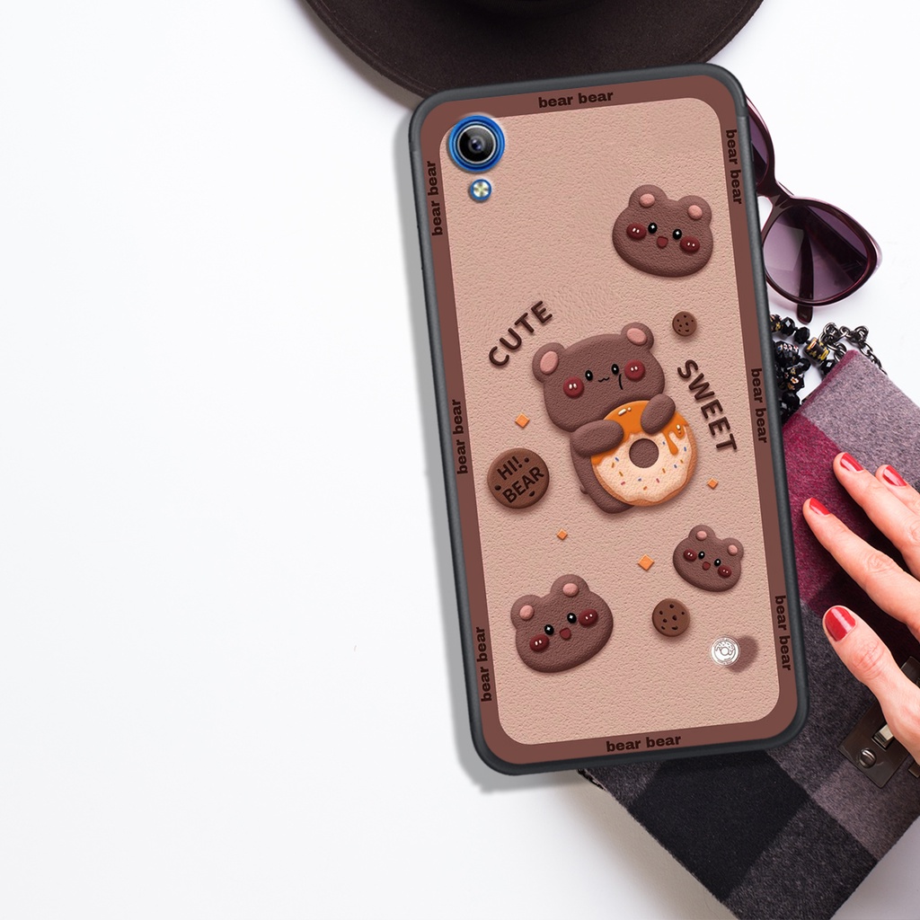 Ốp Lưng VIVO Y51 - Y91C  - Y91 - Y93 - Y95  , In Hình "Lovely Bear". Đẹp, Bền, Màu Sắc Bắt Mắt.