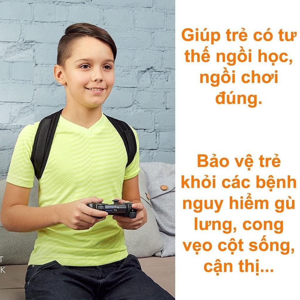 Đai chống gù lưng mọi lứa tuổi, chống cong vẹo cột sống