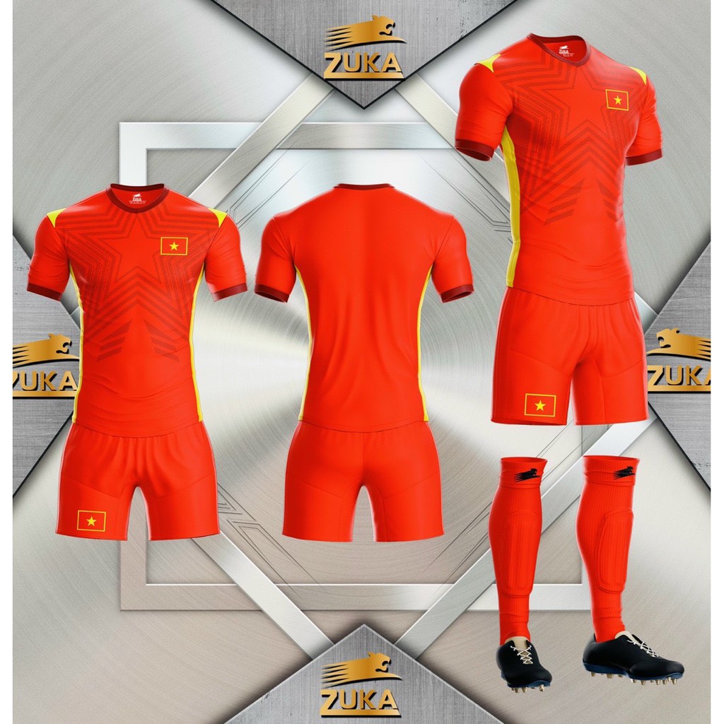 Áo bóng đá đội tuyển Việt Nam đủ màu - chất dệt kim cao cấp