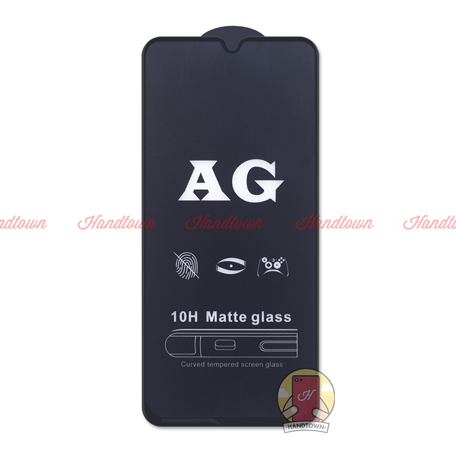 Kính Cường Lực Nhám Chống Vân Tay Realme V3 Full Màn Đen Full Keo Chống Va Đập Chống Trầy Xước Bảo Vệ Màn Hình