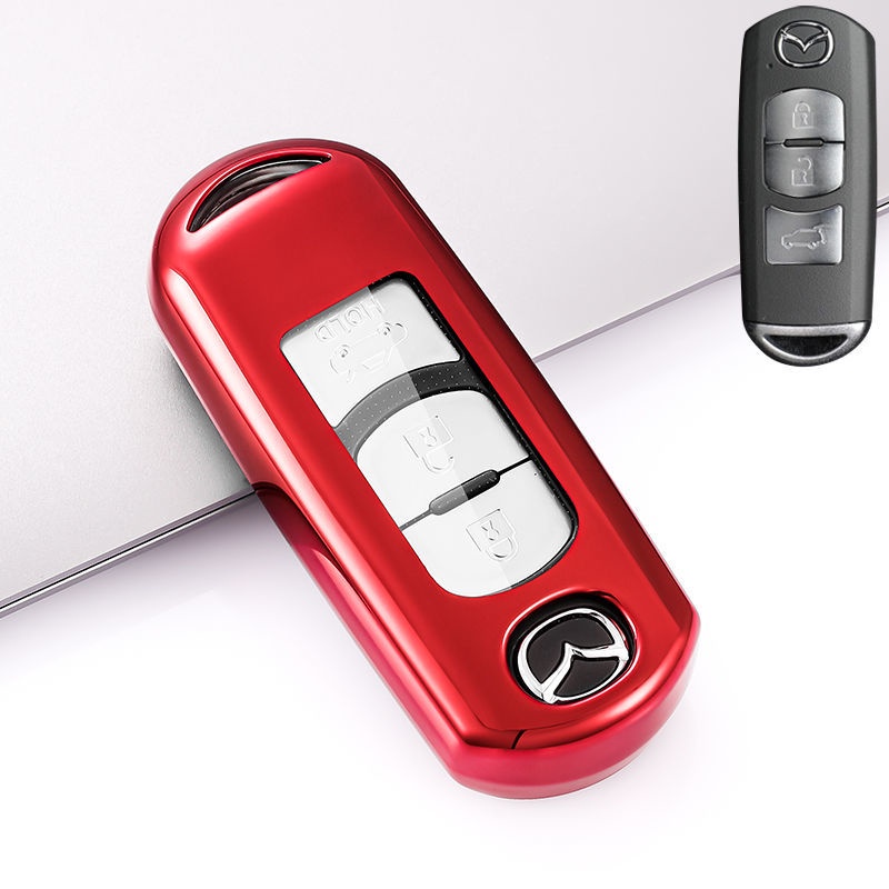 Bộ 3 Vỏ Bảo Vệ Chìa Khóa Xe Hơi Mazda CX5 CX7 Atez Cao Cấp