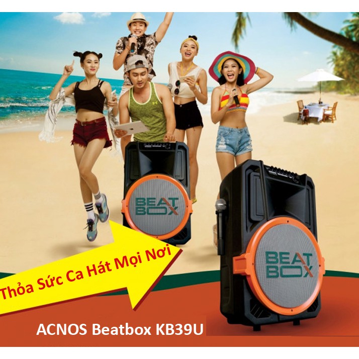 Loa kéo karaoke di động Acnos Beatbox KB39U