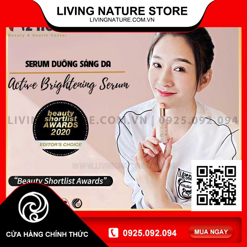 [Official Store] Serum dưỡng sáng da Living Nature Active Brightening Serum 30ml