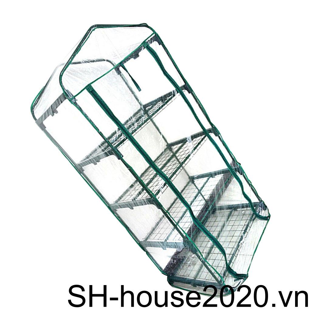 2 / 3 / 4 / 5 Tầng Bọc Kệ Trồng Cây Bằng PVC Mini Tiện Dụng Cho Nhà Kính