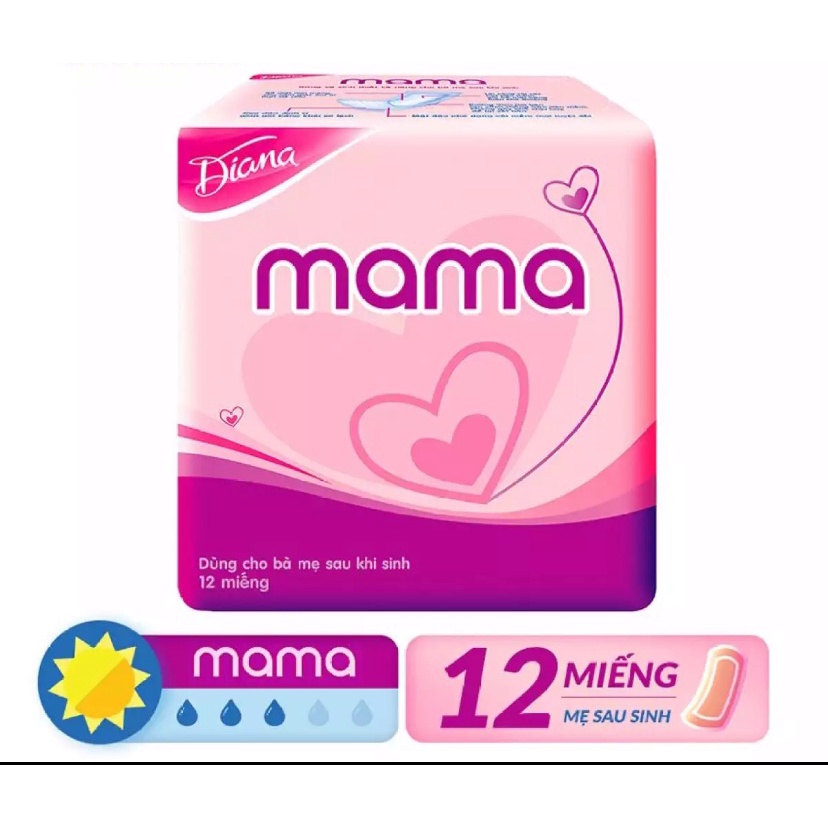 Băng vệ sinh Diana Mama