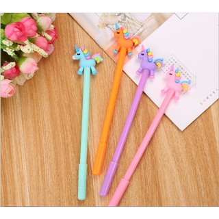 Bút gel ngựa Unicorn sắc màu
