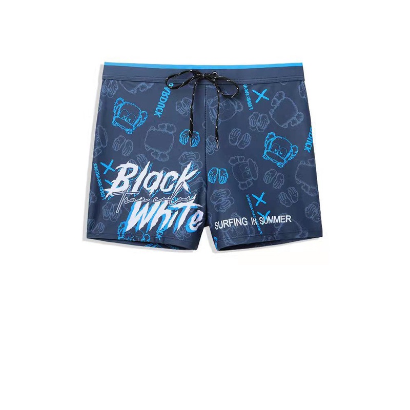 Quần bơi BOXER nam với họa tiết phong cách thể thao, thiết kế chuyên nghiệp, mau khô QB264