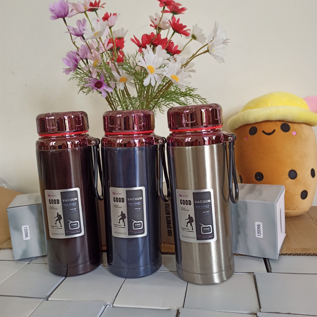 Bình Giữ Nhiệt Nóng Lạnh 1000-1200-1500ml L7 inox 304 Cao Cấp-Bình Dữ Nhiệt Thể Thao Siêu Tiện Lợi
