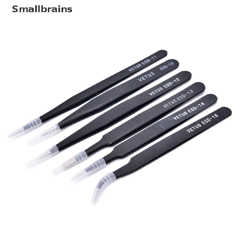 Set 6 nhíp inox chống tĩnh điện an toàn tiện lợi