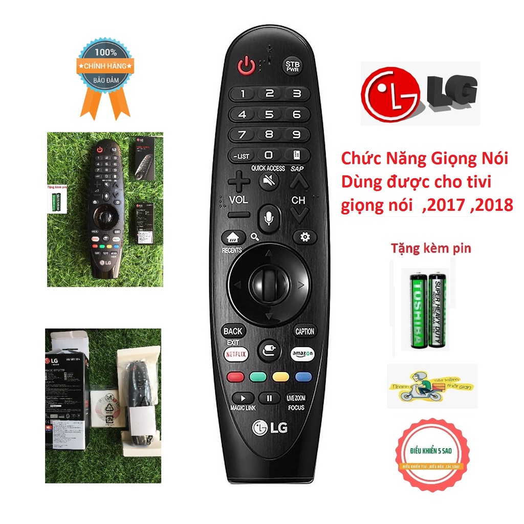 Điều khiển tivi LG giọng nói AN-MR18BA Smart thông minh chuột bay hàng chính hãng - tặng kèm pin - Remote LG android