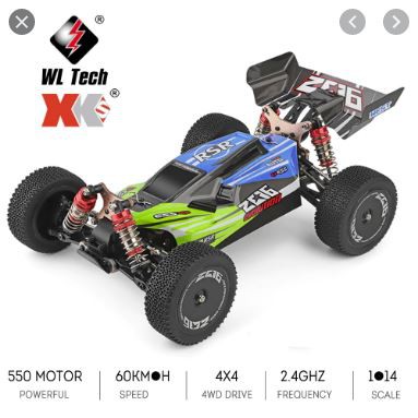 [GIÁ SẬP SÀN] WLTOYS 144001 - Xe ô tô địa hình điều khiển từ xa tốc độ cao Xe Wltoys XK 144001 4WD 1/14 60km/h 2.4Ghz