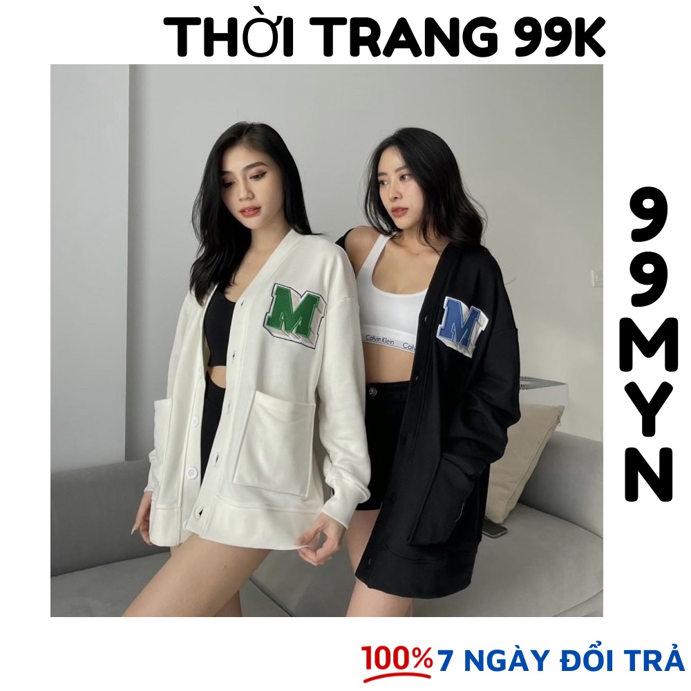 Áo cardigan nữ form rộng dáng dài mỏng bigsize nỉ bông cotton unisex dưới 70kg logo M missout - 99LYNS | BigBuy360 - bigbuy360.vn