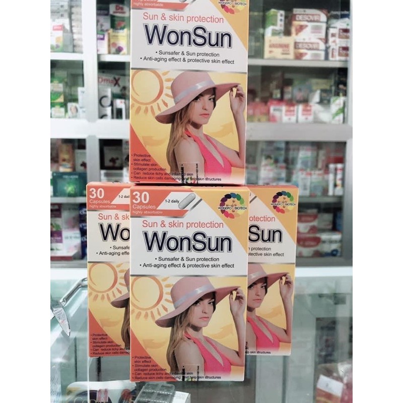 Viên uống trắng da Wonsun | BigBuy360 - bigbuy360.vn