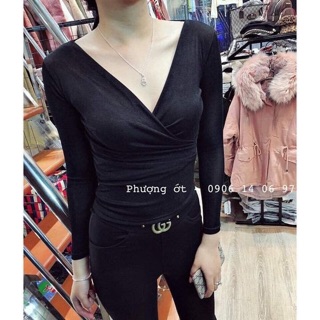 Áo nhũ vạt chéo