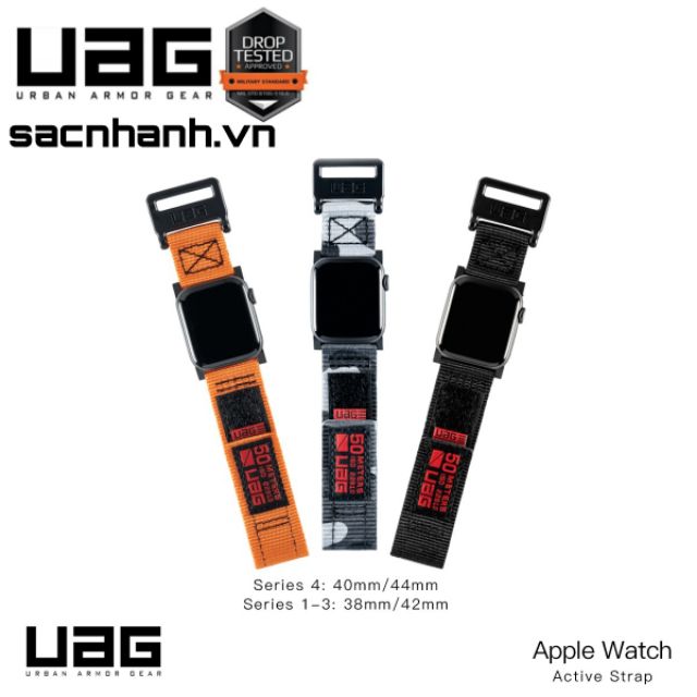 Dây Dù khóa dán UAG Active cho Apple Watch