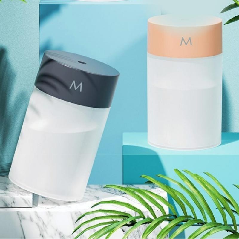 Máy Xông Tinh Dầu Hình Trụ Humidifier Phun Sương Tỏa Hương Tạo Ẩm Cho Phòng Ngủ & Xe Hơi Máy Khuếch tán Tinh Dầu Đuổi Mu