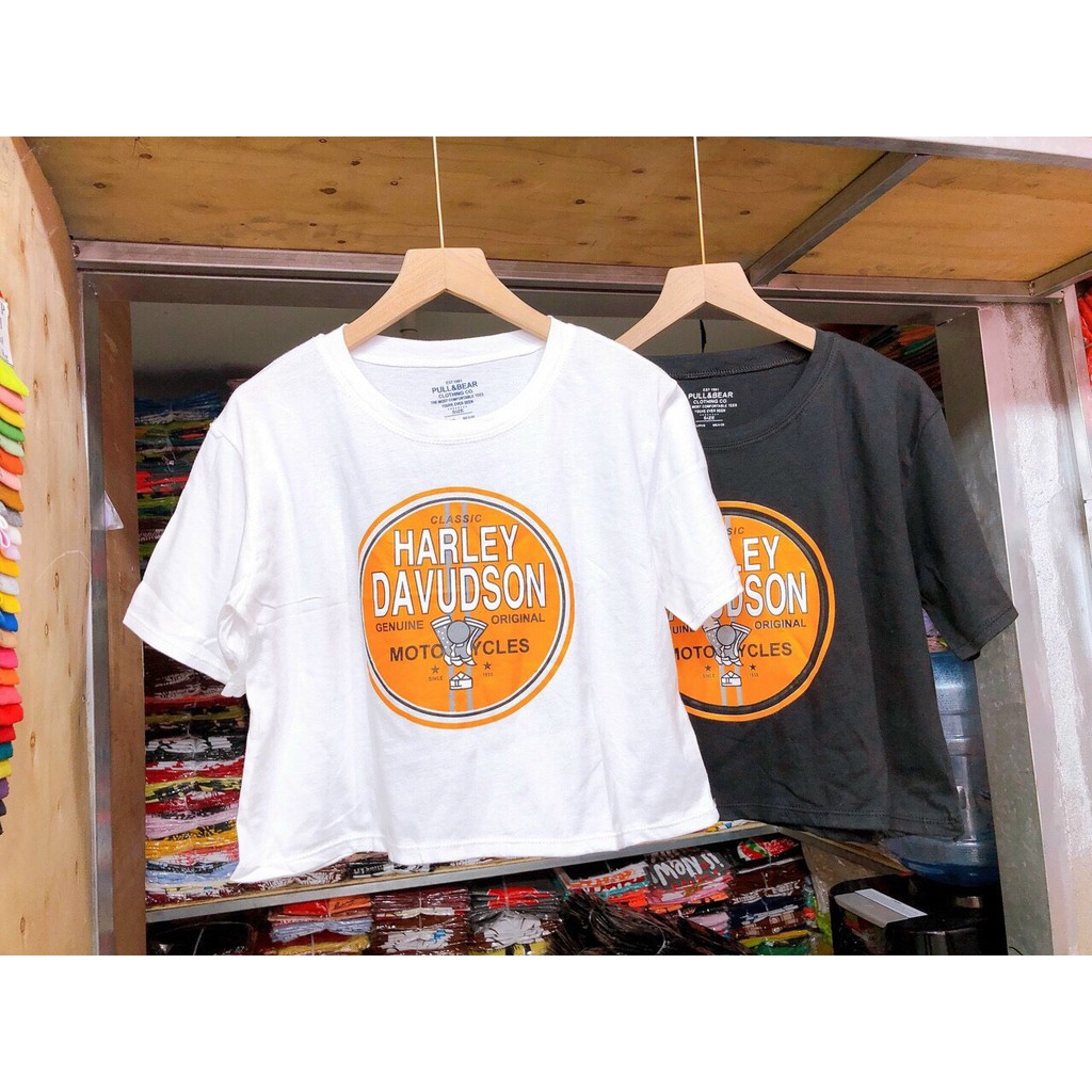 Áo thun croptop + Ảnh thật