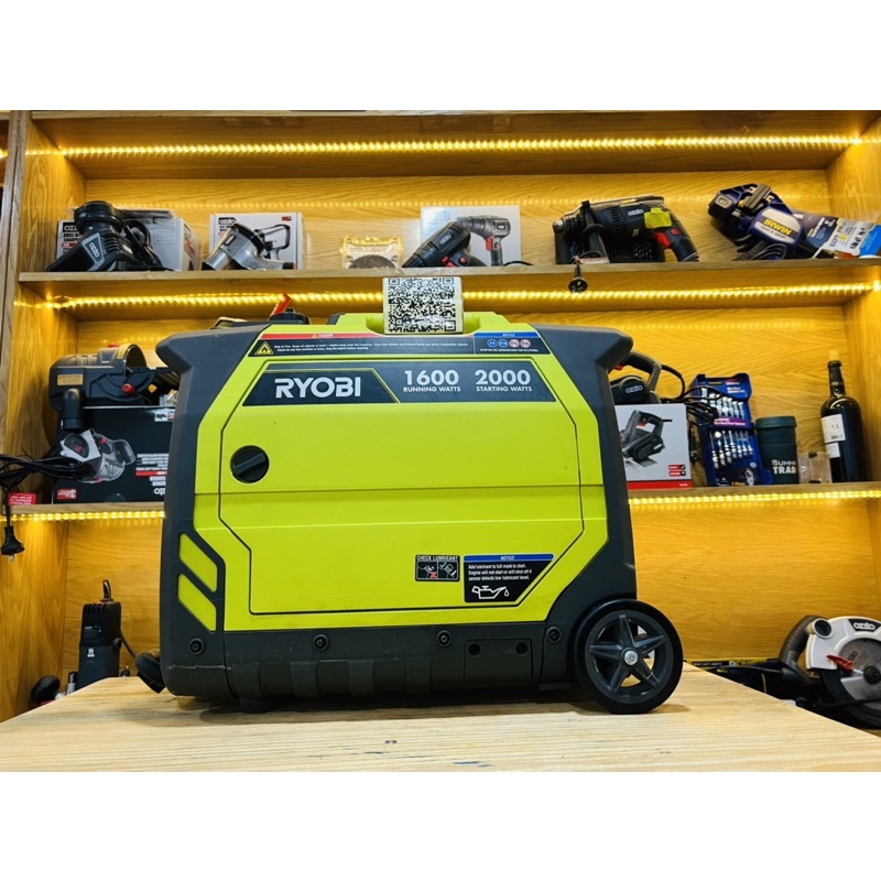 MÁY PHÁT ĐIỆN DIGITAL INVERTER RYOBI 2000W RIG2000PCB HÀNG MỚI 90% NHẬP NHẨU ÚC