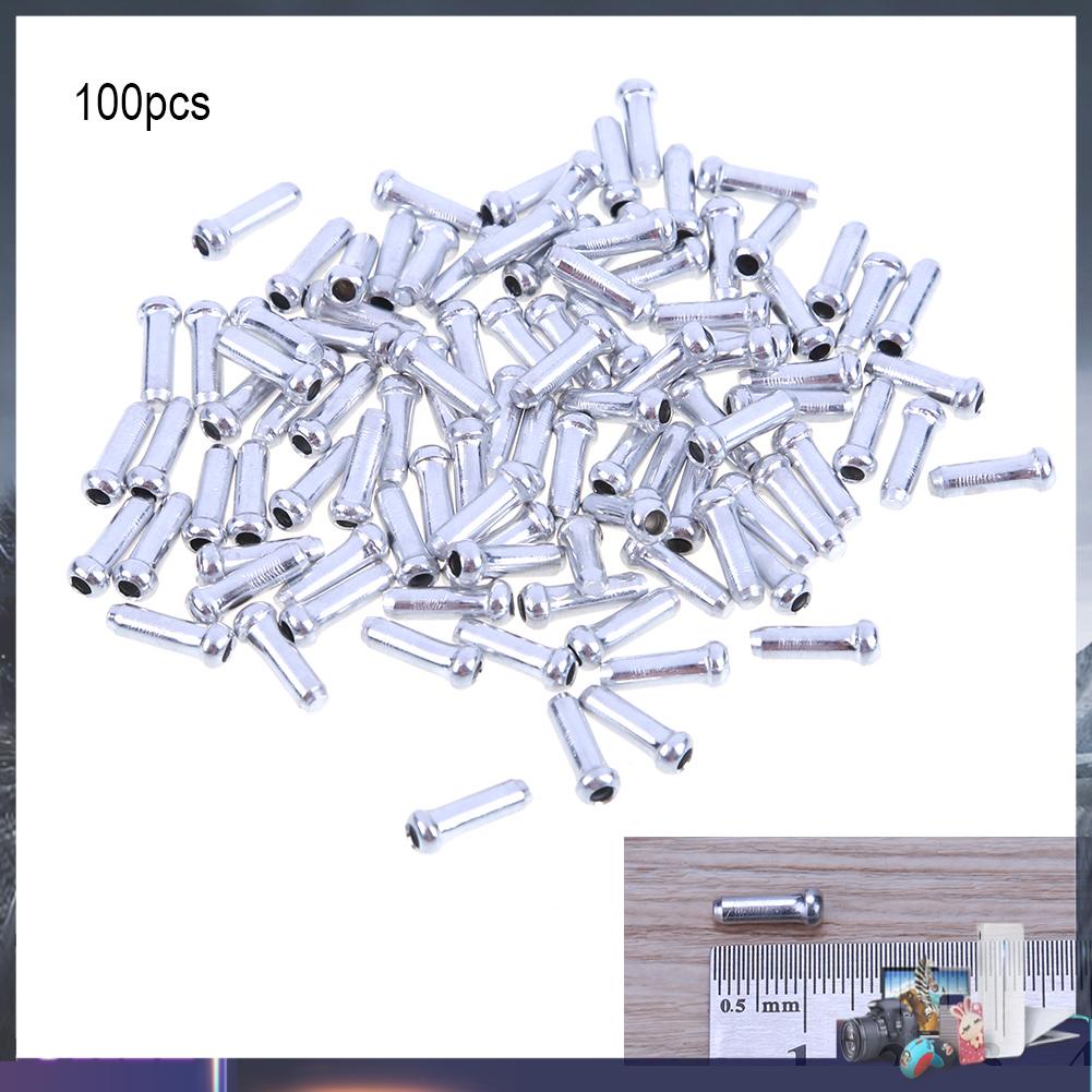 Set 100 đầu bọc dây phanh xe đạp