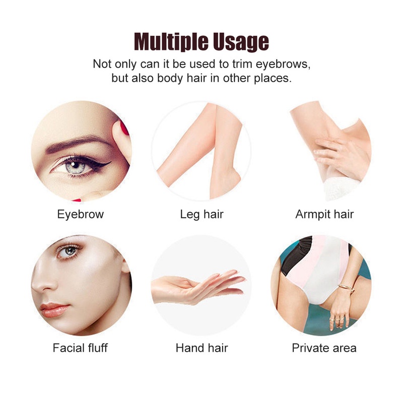 Máy Tỉa Lông Mày Mini Không Gây Đau Đớn Tiện Dụng