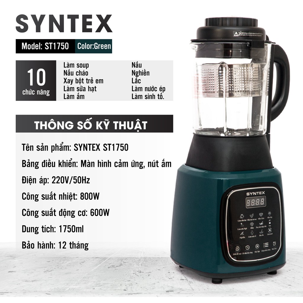 Máy xay nấu đa năng SYNTEX Model ST1750