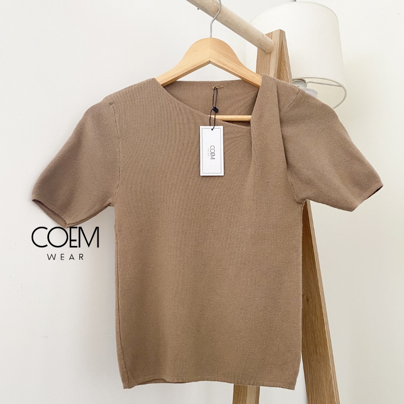 Áo len Tay ngắn tăm cách điệu ulzzang kiểu Hàn Quốc CW 363 | BigBuy360 - bigbuy360.vn