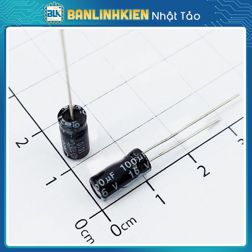 Bộ 10 Tụ Hóa 100uF 16V 5x11MM