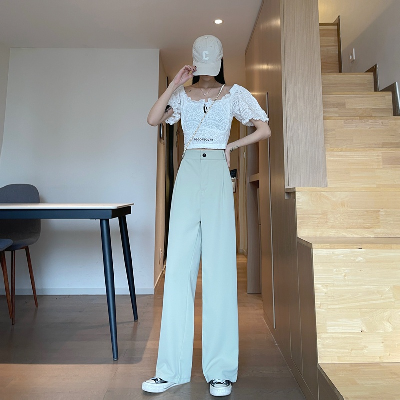 Quần Dài Lưng Cao 5 Màu Thời Trang