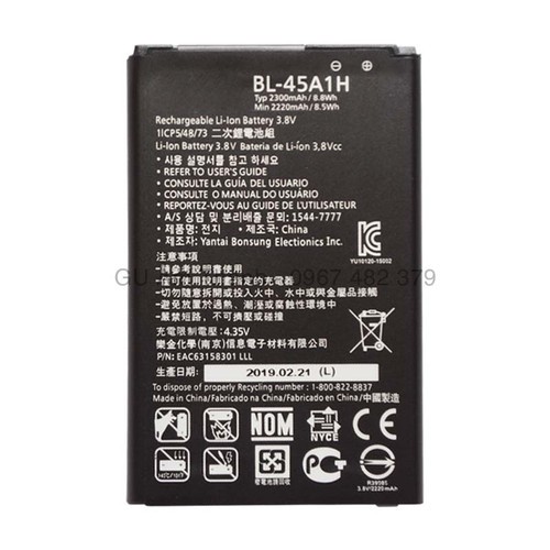 Pin LG K10 K410A BL-45A1H dung lượng 2300mAh Zin BẢO HÀNH 3 THÁNG