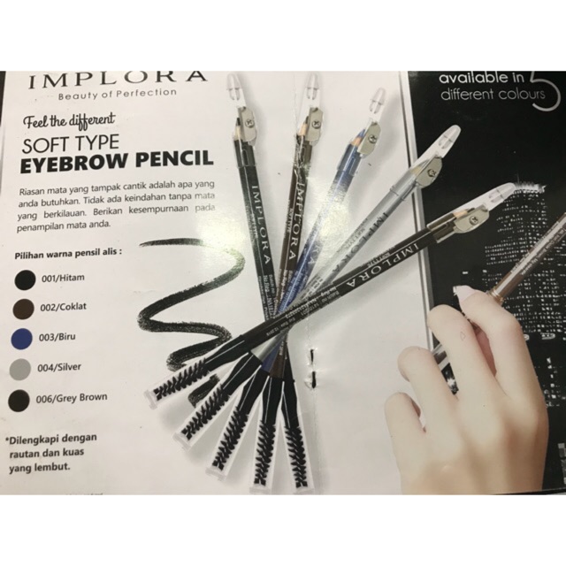 (hàng Mới Về) Bút Kẻ Lông Mày Implora 2 Trong 1 | BigBuy360 - bigbuy360.vn
