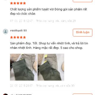 Quần kaki giả jean