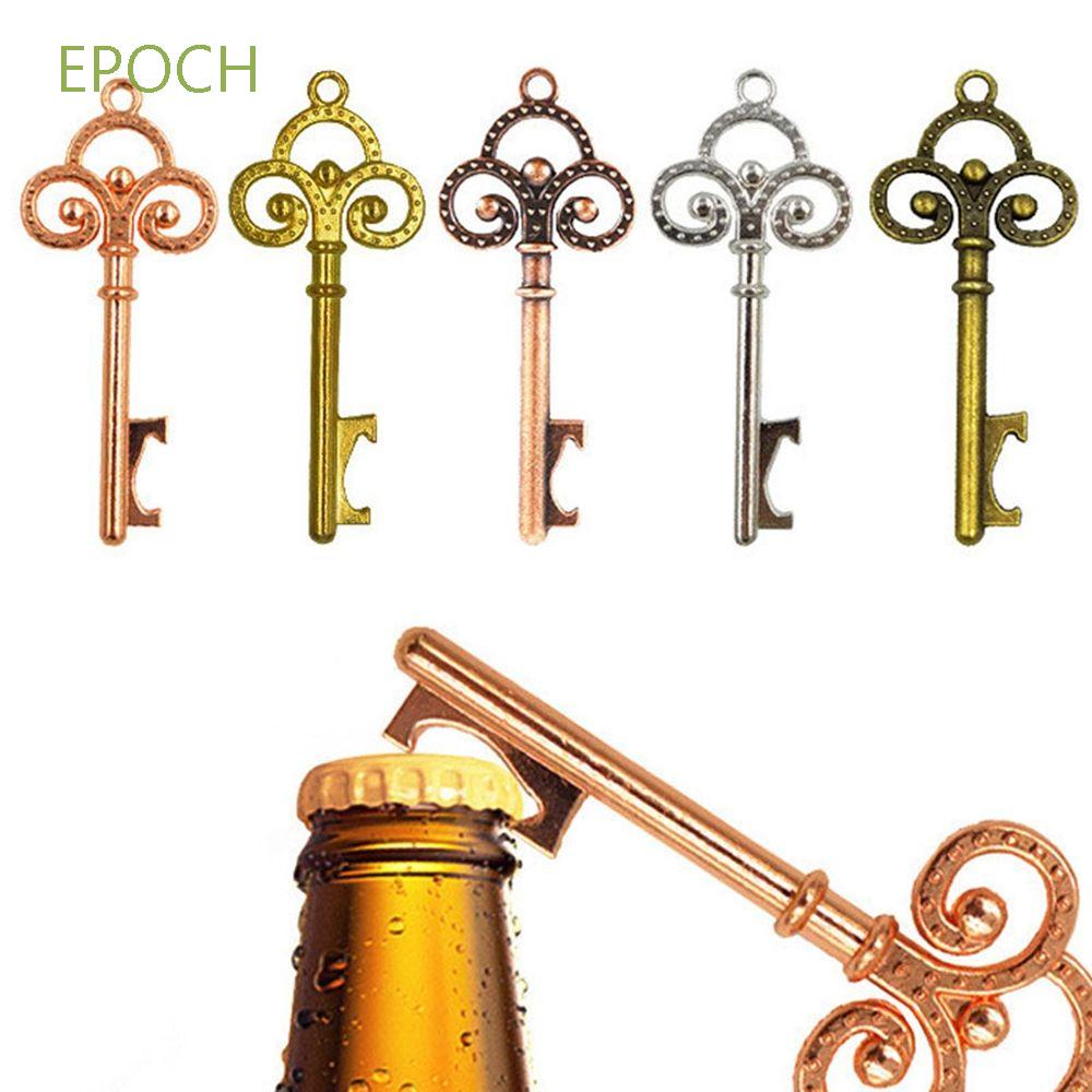 Dụng cụ mở nắp chai hình chìa khóa bằng kim loại thiết kế nhỏ gọn phong cách cổ điển DIY