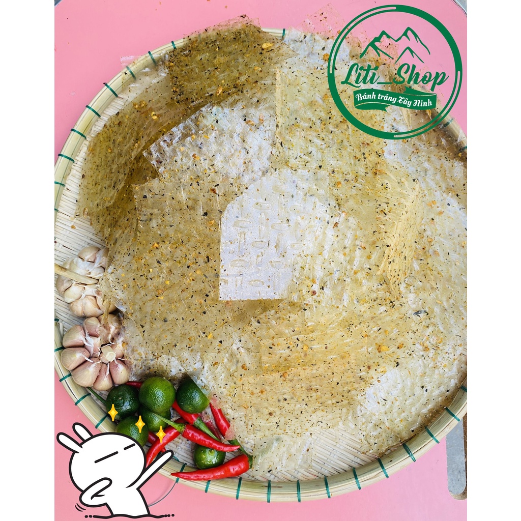 Bánh tráng Vuông trộn Rong biển 500Gr