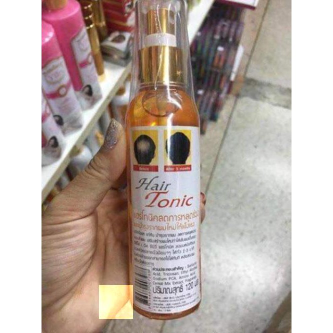 SERUM XỊT KÍCH THÍCH MỌC TÓC HAIR TONIC - GENIVE 120ml THÁI .