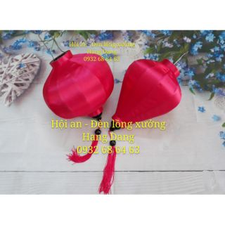 Đèn lồng Hội an chống nước, ngoài trời đèn phi trơn size ,30cm, dáng tròn, tỏi - 20cm,30cm