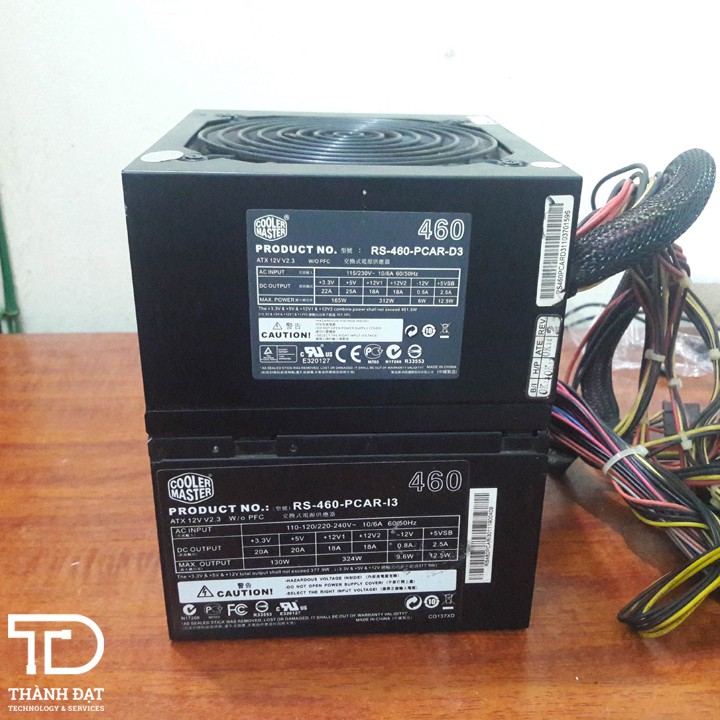 Nguồn máy tính công suất thực Cooler Master 460w - PSU Cooler Master 460 cũ