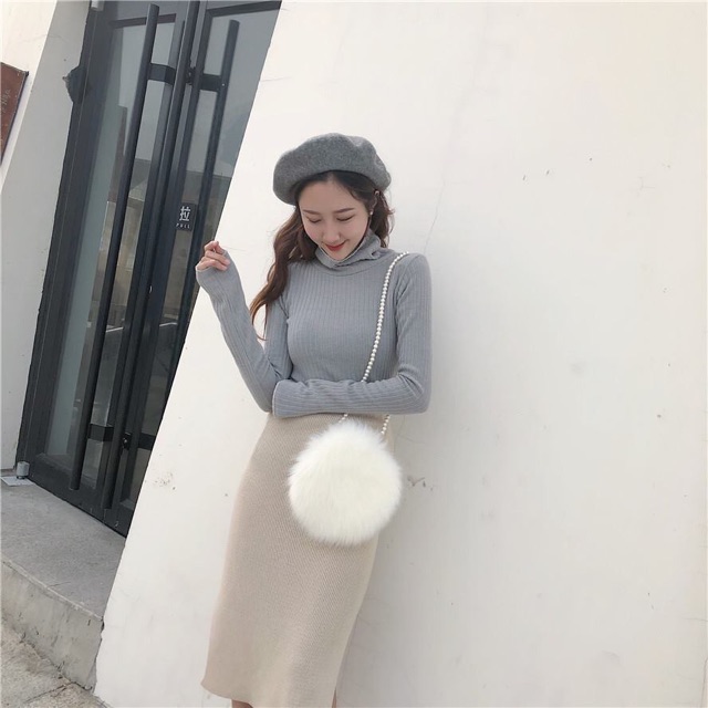 Túi lông dây ngọc trai