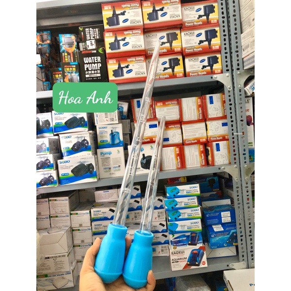 Hút cặn, vệ sinh hồ cá, hút phân hồ cá 28cm, 48cm .